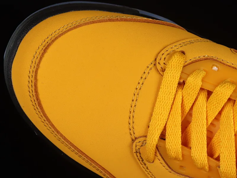 All categories Air Jordan Jordan series basketball shoes Air Jordan 5 Air Jordan Retro Low AJ5 Joe 5 black and yellow low-top basketball shoes DA8016-700